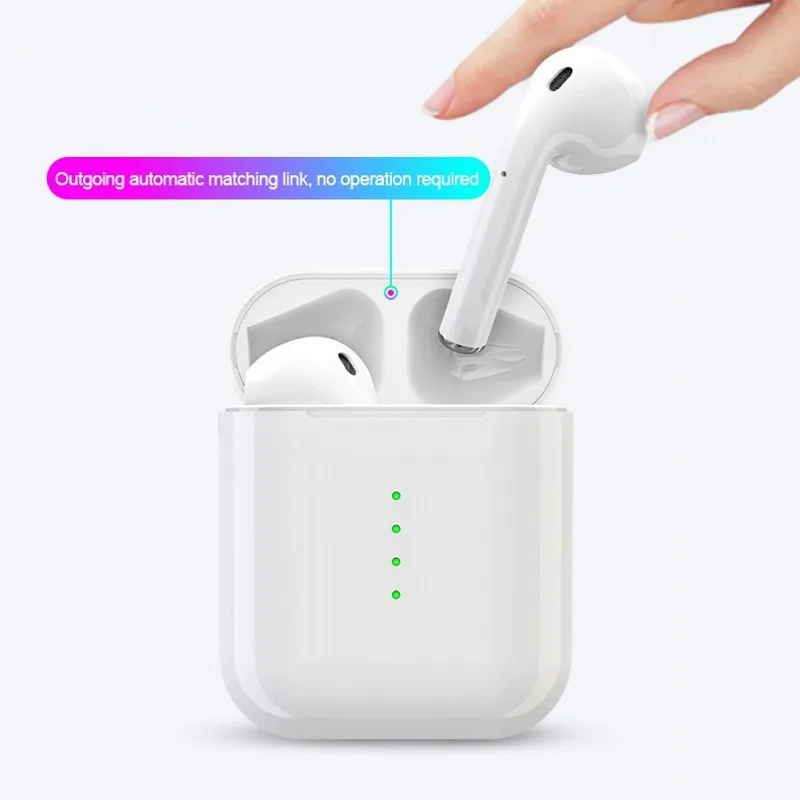 

New i10 Tws Wireless Earphone Touch Control 1:1 Earbuds Bluetooth 5.0 Headset Wireless Charging Headphones PK i13 i12 i11 Tws