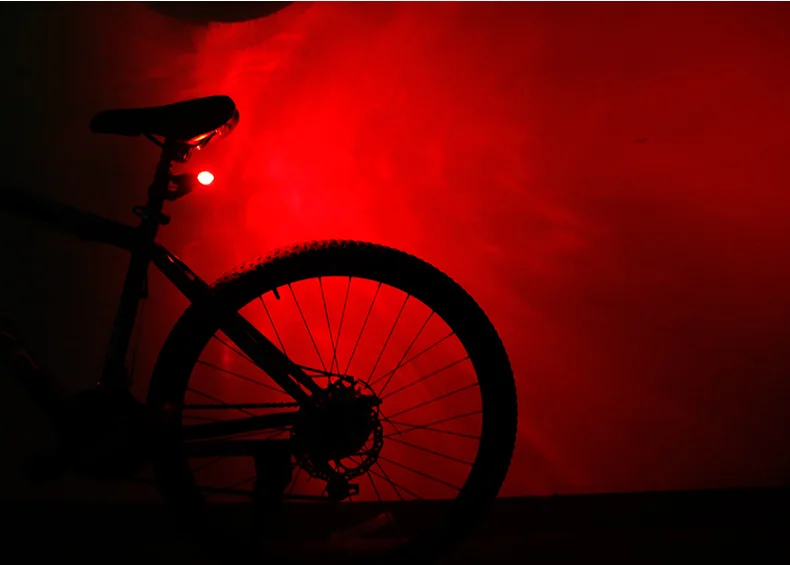 Best INBIKE Solar Power LED Bike Lights Taillights Night Safety Warning Lights Mountain Bike Riding Equipment Cycling Accessories 015 4