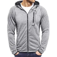 Мужской модный свитер на молнии с длинными рукавами, пальто на пуговицах с капюшоном, Толстовка для занятий спортом на открытом воздухе, тренировочная куртка, рубашка