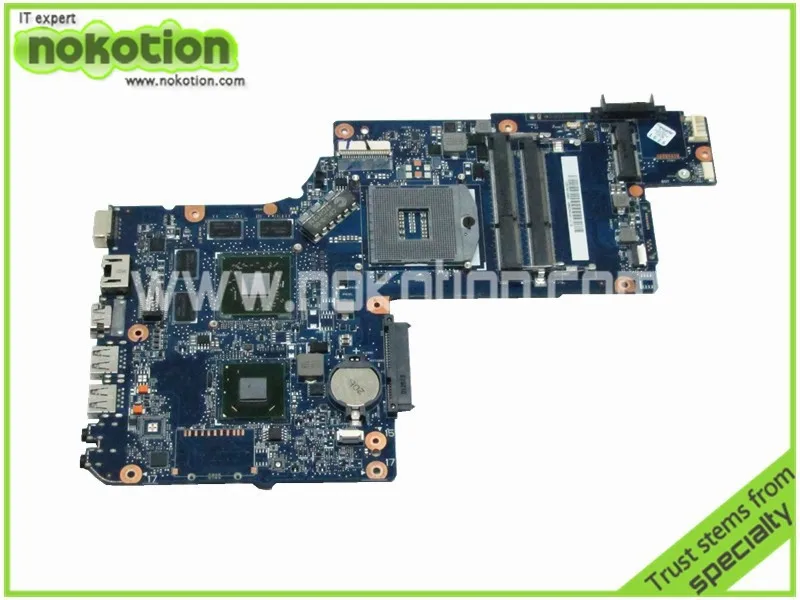 Nokotion اللوحة لابتوب توشيبا C870 l870 l875 17.3 شاشة ati التنقل راديون hd4000 mainboard H000046340