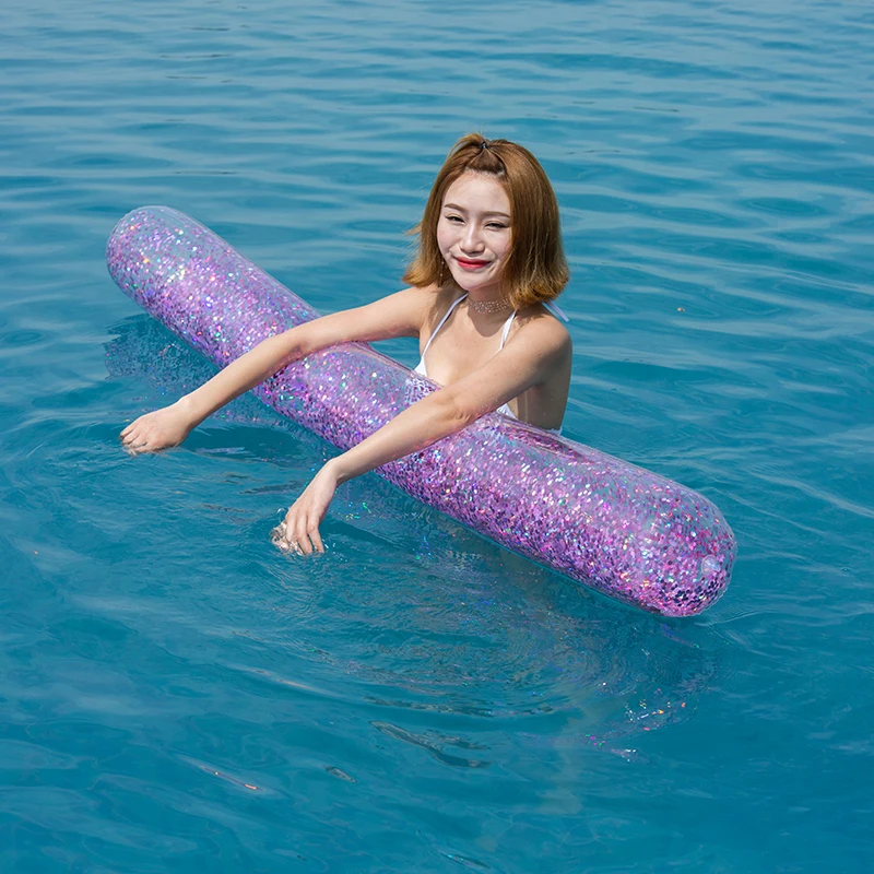 180 см гигантский блестящий супер лапша новейший Блестящий плавательный бассейн надувной матрас вечерние надувные игрушки для взрослых детей