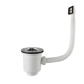 

Talea Basin Drainer with overflow Kitchen Sink Drain Assembly Waste Strainer and Basket Strainer Stopper Waste Plug Sink Filter