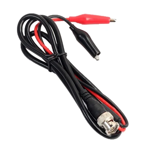 Male Double Dot Crocodile Oscilloscope Lead Probe Test Lead 1Min