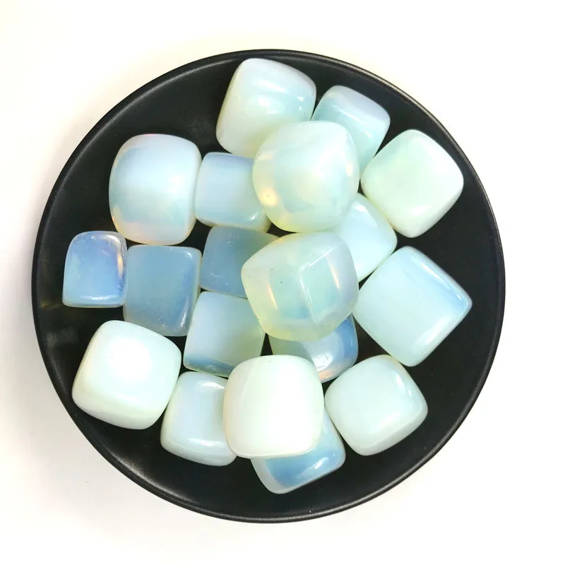 

Artificial Opal Cube Stone Crystal Quartz Small Gravel Dice Mineral Fish Tank Flower Pot Garden Healing Home Ornament Buddhism