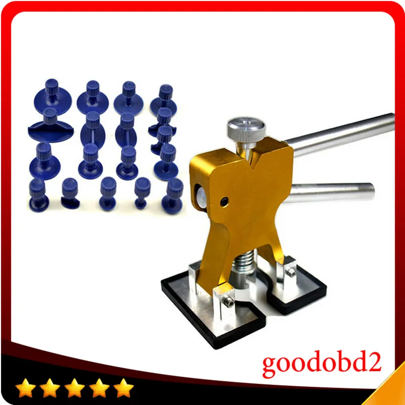 

PDR Tool 19pcs/se Dent Lifter Car Dent Repair Tools Set Paintless Dent Repair Tools Glue Puller with Glue Puller Tabs
