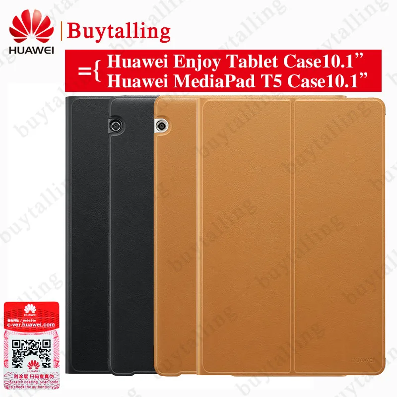 

Original HUAWEI Mediapad Enjoy Flip Case Huawei Mediapad T5 flip case Leather Case T5 Tablet Cover
