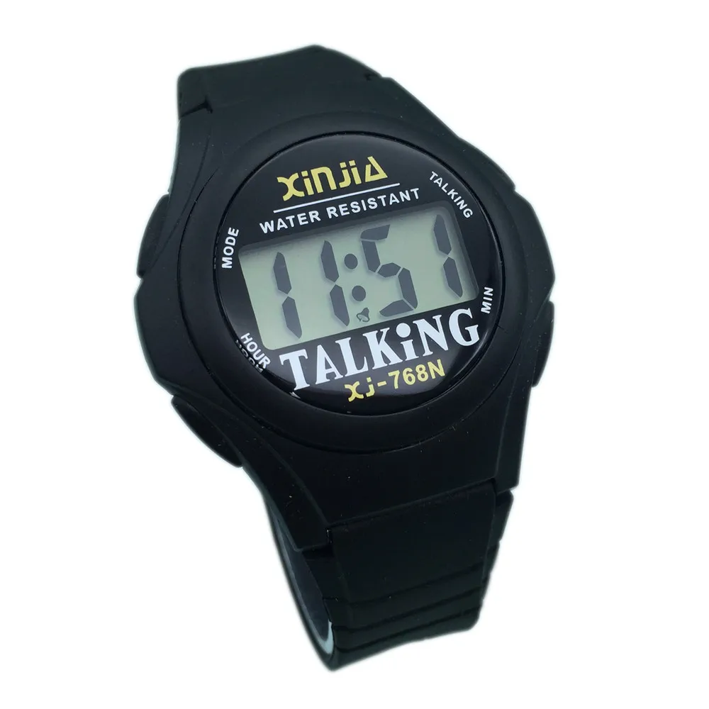 Spanish Talking Watch for the Blind and Elderly and Visially Impaired
People Electronic Sports Speak Watches 768TS