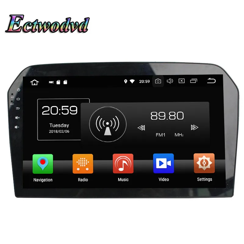 Perfect Ectwodvd Octa Core 4G RAM 64G ROM Android 9.0 Car Multimedia DVD Player GPS HeadUnit for VW Jetta 2012 2013 2014 2015 1