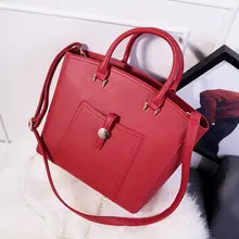 Fashion New Embossed Leather font b Handbag b font Women Retro Trendy Simple Bag High Quality