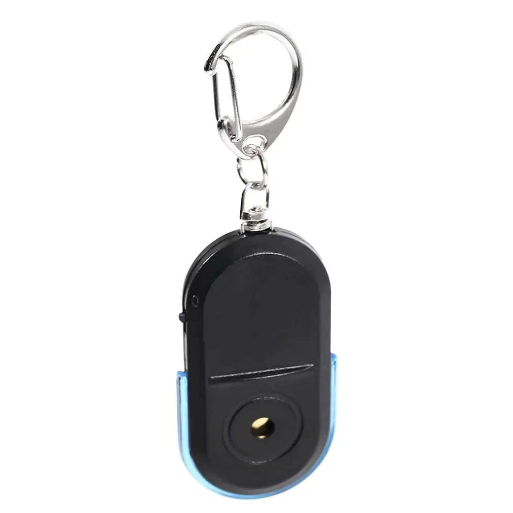 Портативный антиутерянный брелок для поиска ключей для пожилых людей, беспроводной полезный звуковой свисток, светодиодный светильник, брелок для поиска ключей