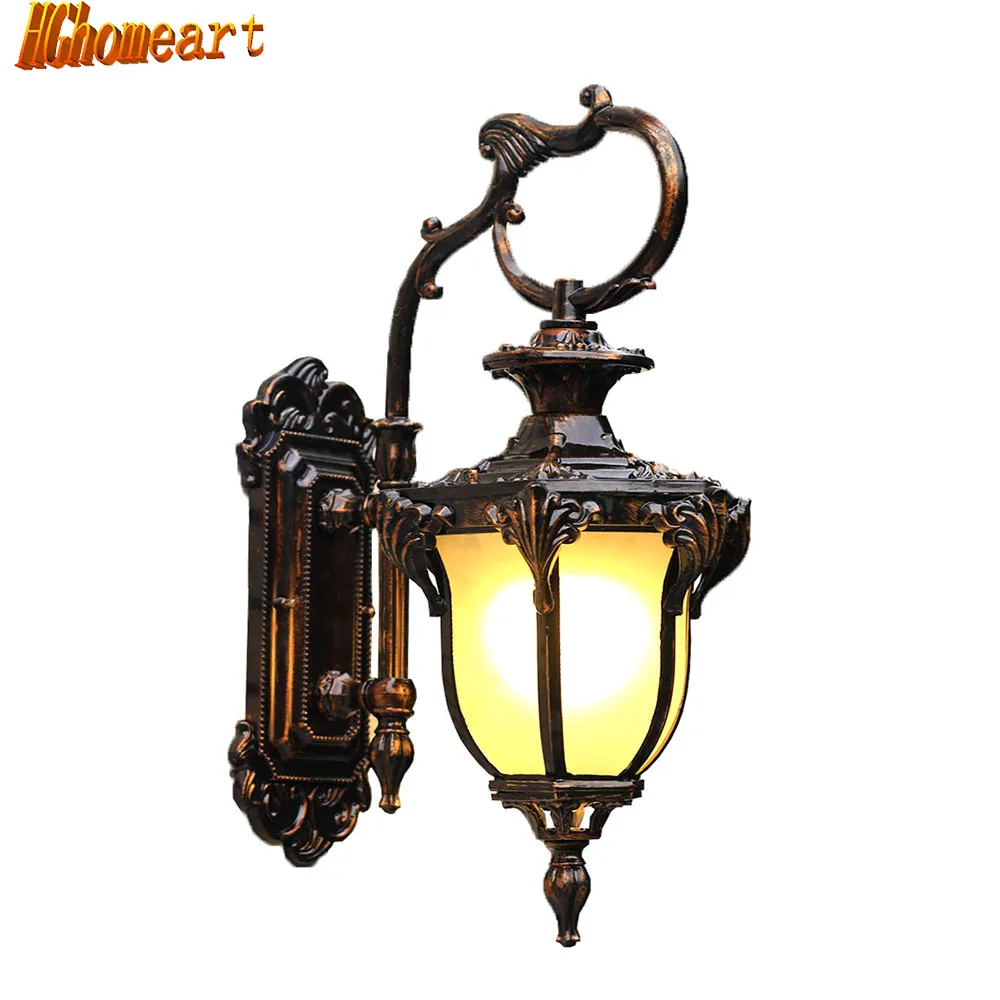 Outdoor Waterproof Wall Lamp Garden Garden Door Outdoor Wall European Villa Balcony Corridor Courtyard Street Lamp Retro