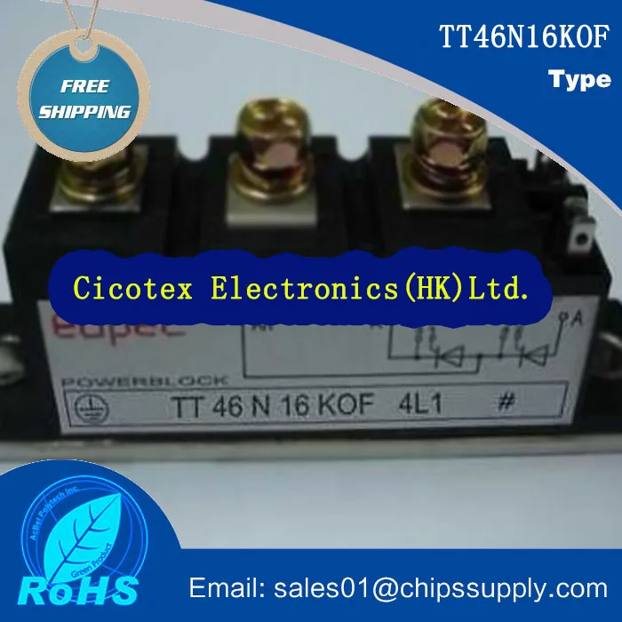 

IC TT46N16KOF IGBT Power Module TT46N16K0F TT 46 N 16 KOF 4L1