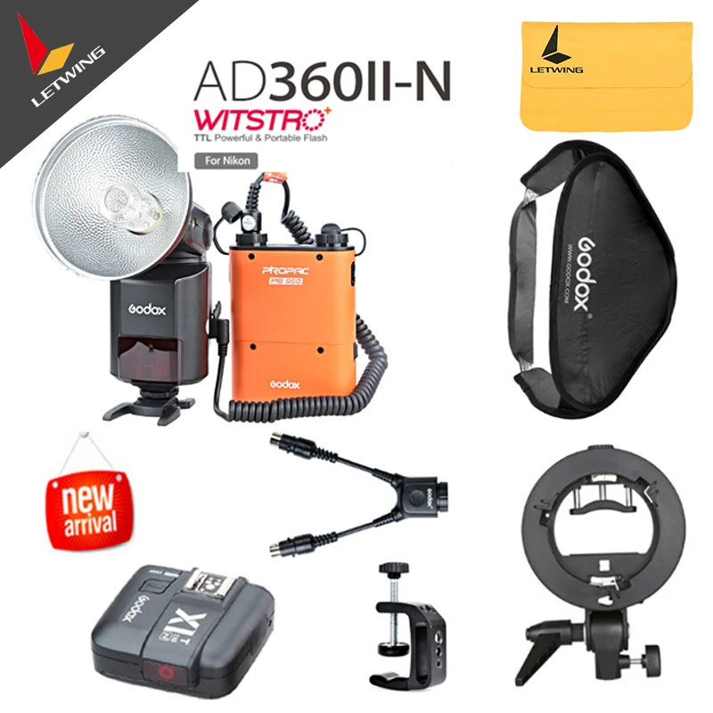 Godox Witstro AD360II-N AD-360  TTL Speedlite /Off-   X1    Nikon DSLR  