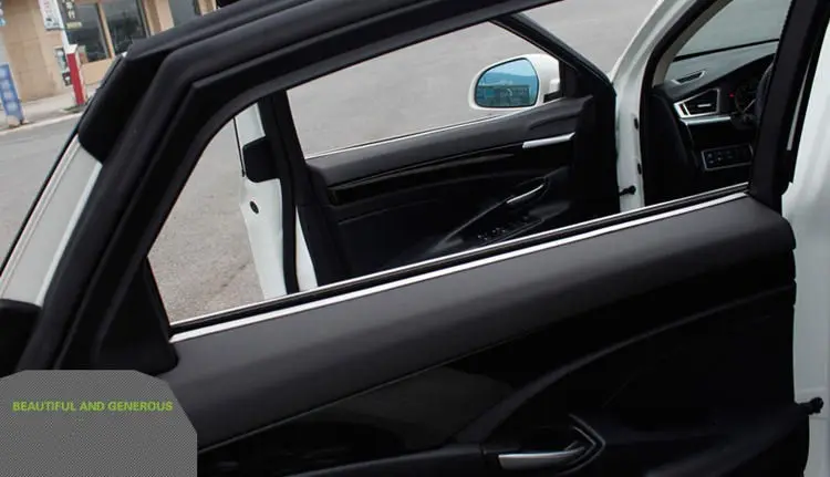 Для Geely Emgrand GT, GC9, Borui, автомобильное внутреннее окно яркая полоса