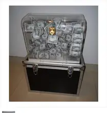 Crystal Money Chest – Magic Trick,Stage Magic Props,Close Upmagic,Mentalism,Comedy,Party Trick,Illusions,Magia Toys,Gadgets,Joke