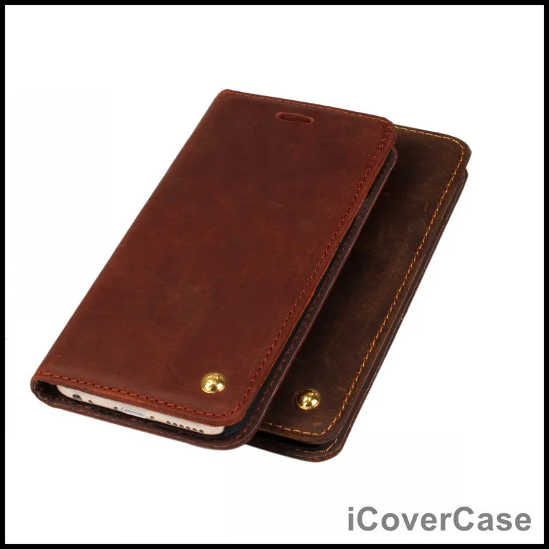 For iPhone 6s Case Authentic Leather Fundas Vintage Wallet Capa for iPhone 6 6S Plus iCoverCase
