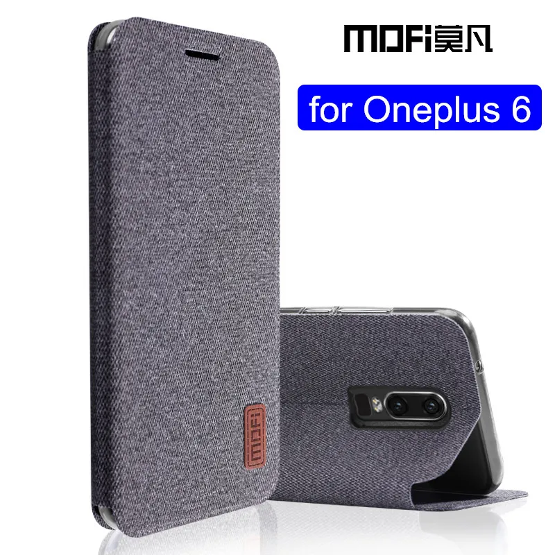 Для oneplus 6 Чехол 1 + откидной Силиконовый тканевый защитный чехол Чехлы с
