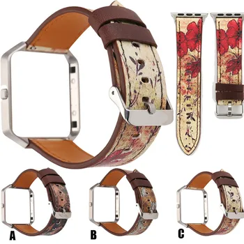 

CARPRIE Wrist Band Fashion Leather Strap Replacement WatchBand&Frame Holder Shell For Fitbit Blaze td0115 Dropship