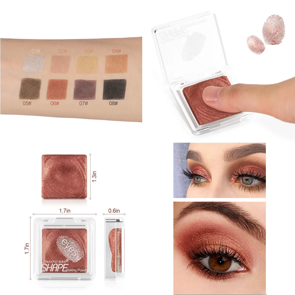 2018 новый 1 цвета Тени для век Thumb Eye Shadow блестящие светящиеся жемчужные тени
