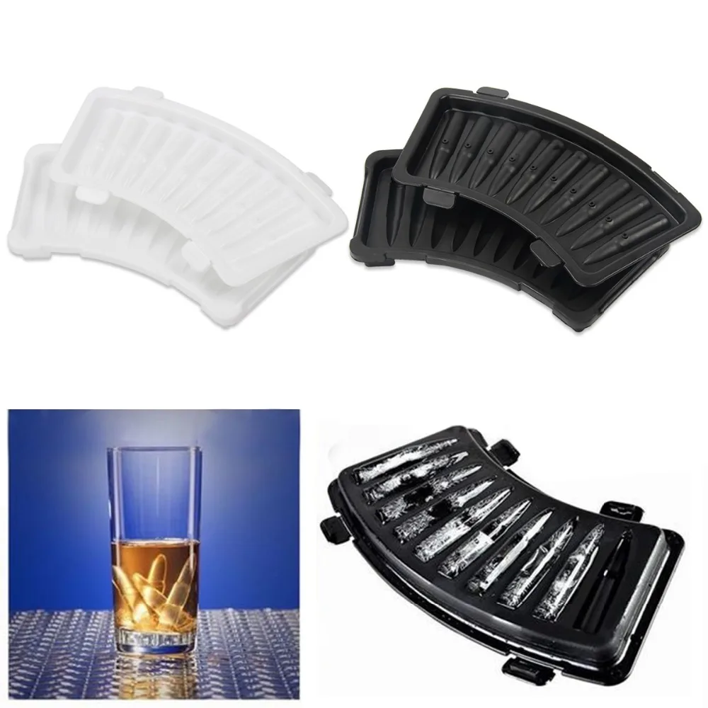 Buy Silicone Ice Cube Mold Bullet Shape Ice Cube Tray