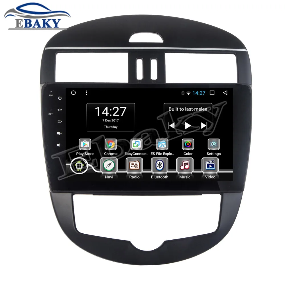 Excellent NaviTopia 10.1inch 1GB/2GB Quad Core/Octa Core Android 7.1/8.1 Car DVD Radio for Nissan Tiida H 2011 2012 2013 2014 2015 GPS 9