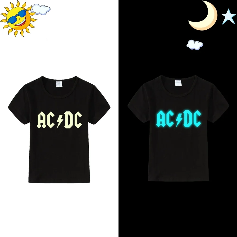 LYTLM AC DC/футболка детские футболки для мальчиков, лето г., костюмы для девочек, детская футболка в стиле рок ACDC детские топы для мальчиков Moletom Feminino Inverno