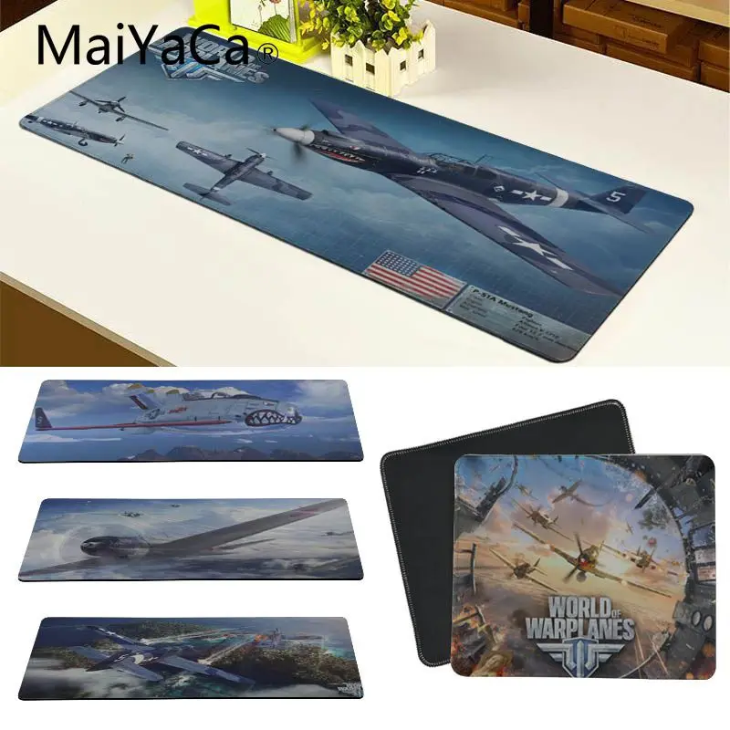 

MaiYaCa World of Warplanes Laptop Gaming Mice Mousepad Large Rubber Gaming Lockedge Mouse Mat Office Pad