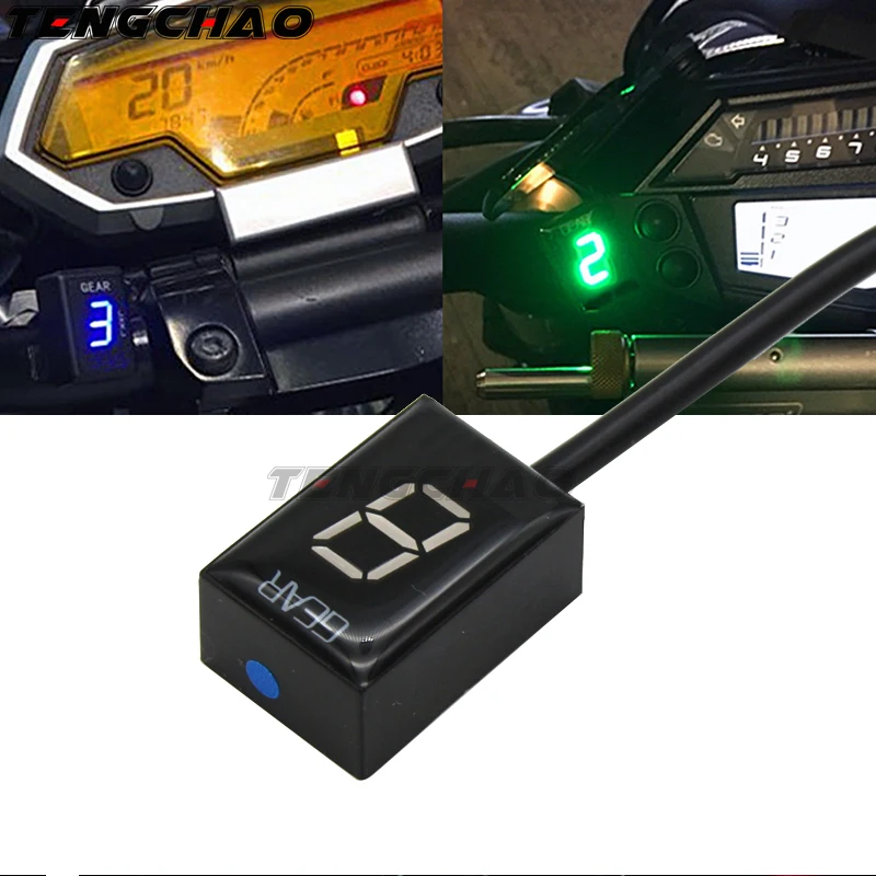 

Motorcycle Ecu Direct Mount 1-6 Speed Gear Display Indicator For Kawasaki Mule (ATV) All Years Digital Gear Meter Accessories