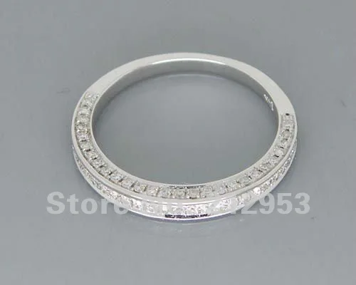 

Romantic 14Kt Solid White Gold Wedding Band Ring R00320