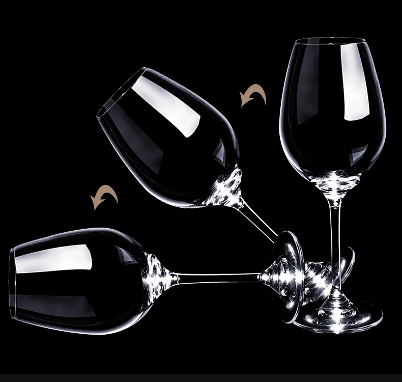 Европейский Креативный бессвинцовый хрустальный бокал для красного вина Графин 6 шт. набор бокал бытовой бокалы для вина свадебный подарочный набор посуда для напитков