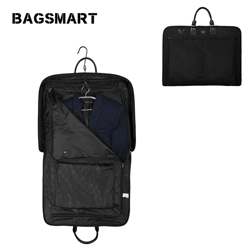 BAGSMART Garment Bag Men Suit Bag Nylon Bag DustProof Waterproof Dress Suit Carrier Tote Travel ...