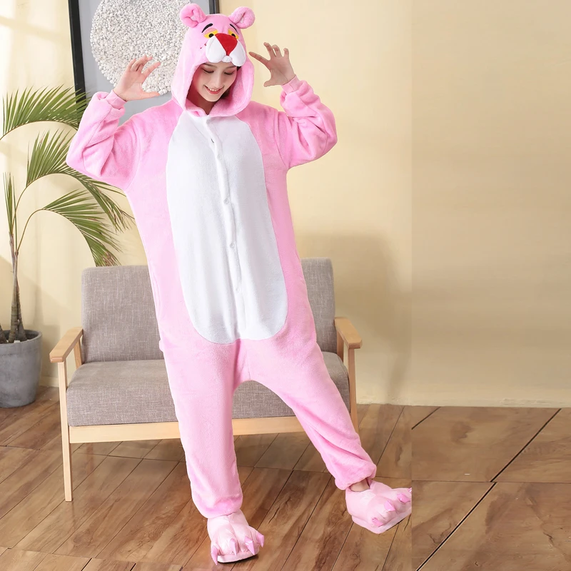 Pink Panther adult onesie kigurumi sleepwear -