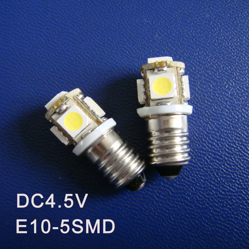 Высокое качество DC4.5V 1 Вт E10 Led Индикаторы приборной панели, e10 светодиодный свет инструмента E10 пилот лампочки 5 В Бесплатная доставка 100