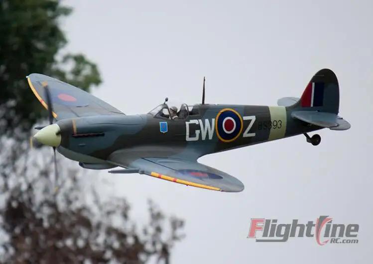 Flightline Freewing Spitfire 1600 мм размах крыльев 1,6 м rc Самолет Пропеллер модель самолета