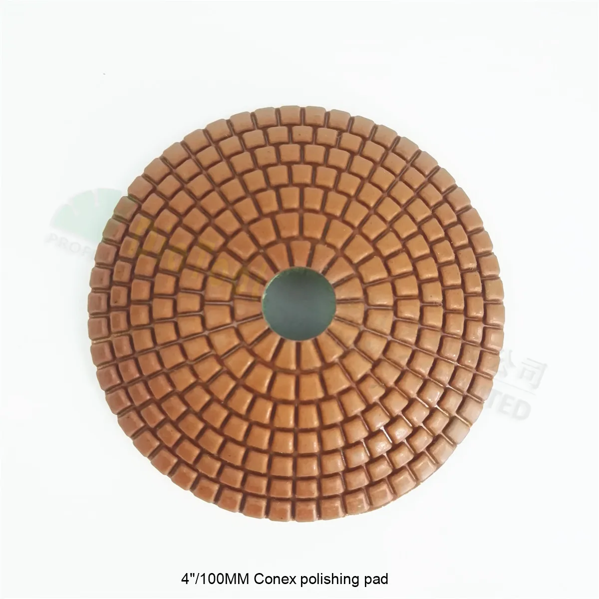 SHDIATOOL 6pcs 4" #800 convex polishing pads Diameter 100mm bowl shaped sanding disc  for marble granite ceramic