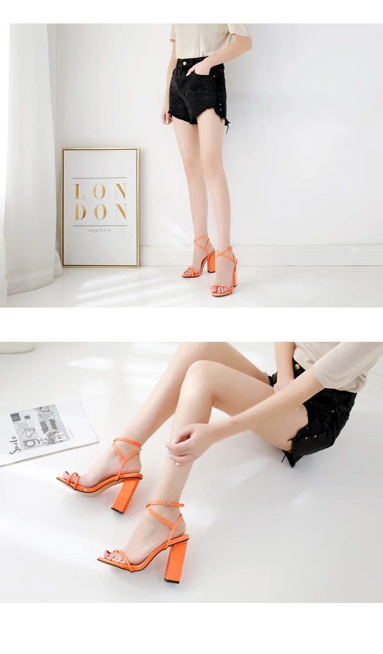 Aneikeh/женские сандалии-гладиаторы из искусственной кожи на каблуке Туфли-лодочки с завязками на лодыжках модельные туфли на очень высоком каблуке 11,5 см с открытым носком на шнуровке женская обувь