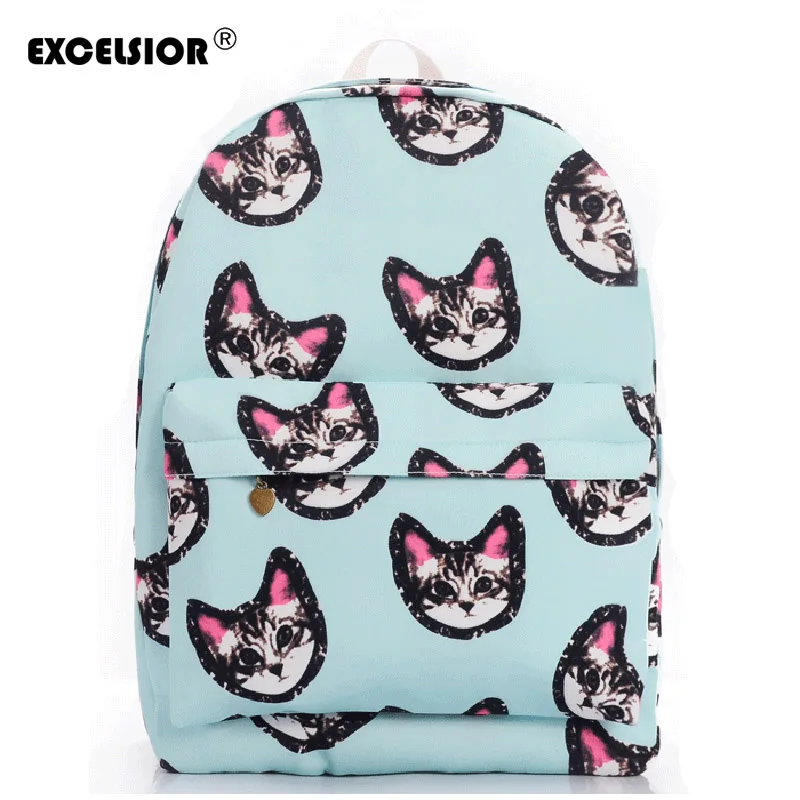 

EXCELSIOR mochilas mujer 2017 Fashion School Backpack Bags for Teenage Women Children Schoolbag Casual Rucksack Travel Daypack