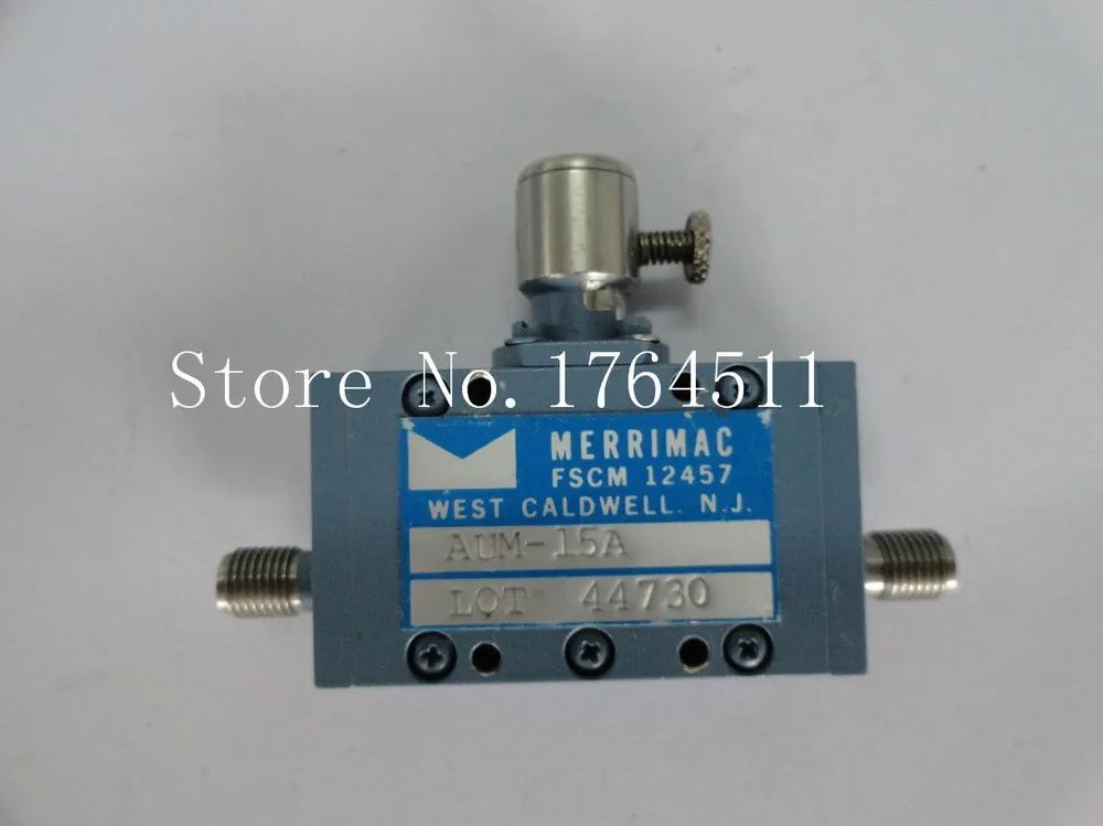 

[BELLA] MERRIMAC AUM-15A 1-8GHz 0-20dB hand adjustable continuation variable attenuator