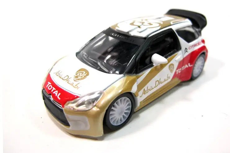 Высокая моделирования CITROEN DS3 WRC гоночная модель, 1: 64 сплава автомобиля игрушки, металлические литья, Коллекция игрушечных автомобилей - Цвет: 5