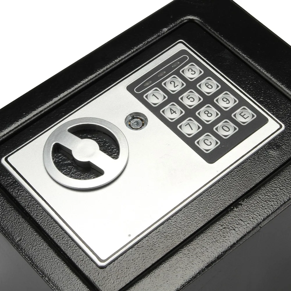 4.6L безопасный цифровой стальной Безопасный электронный высокий уровень безопасности для дома и офиса денежный ящик