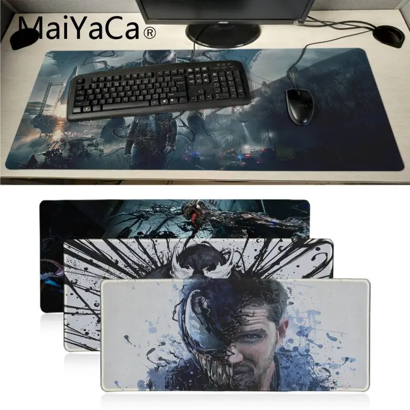 

MaiYaCa Personalized Cool Fashion Venom 2018 Film Mouse Durable Desktop Mousepad Professional BIG SIZE Rubber Gaming Mouse Pad