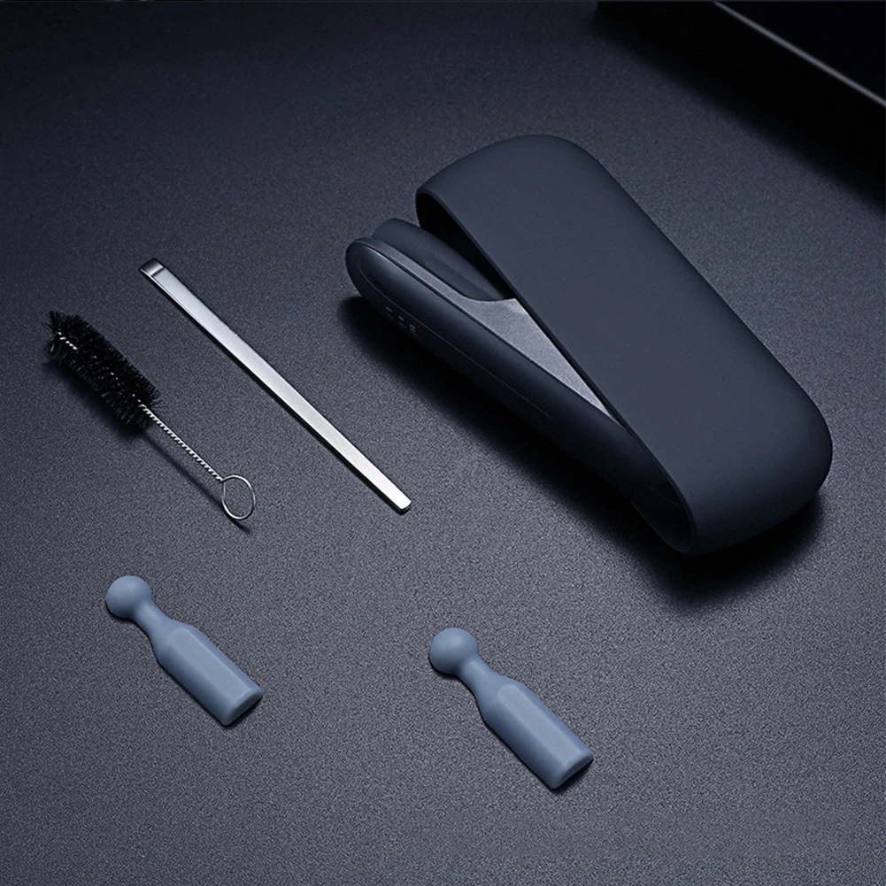 

For IQOS Multi Function Cleaning Protector Kit Anti-break Silicone Plug Useful Heater Blade Brush Electronic Tool Portable