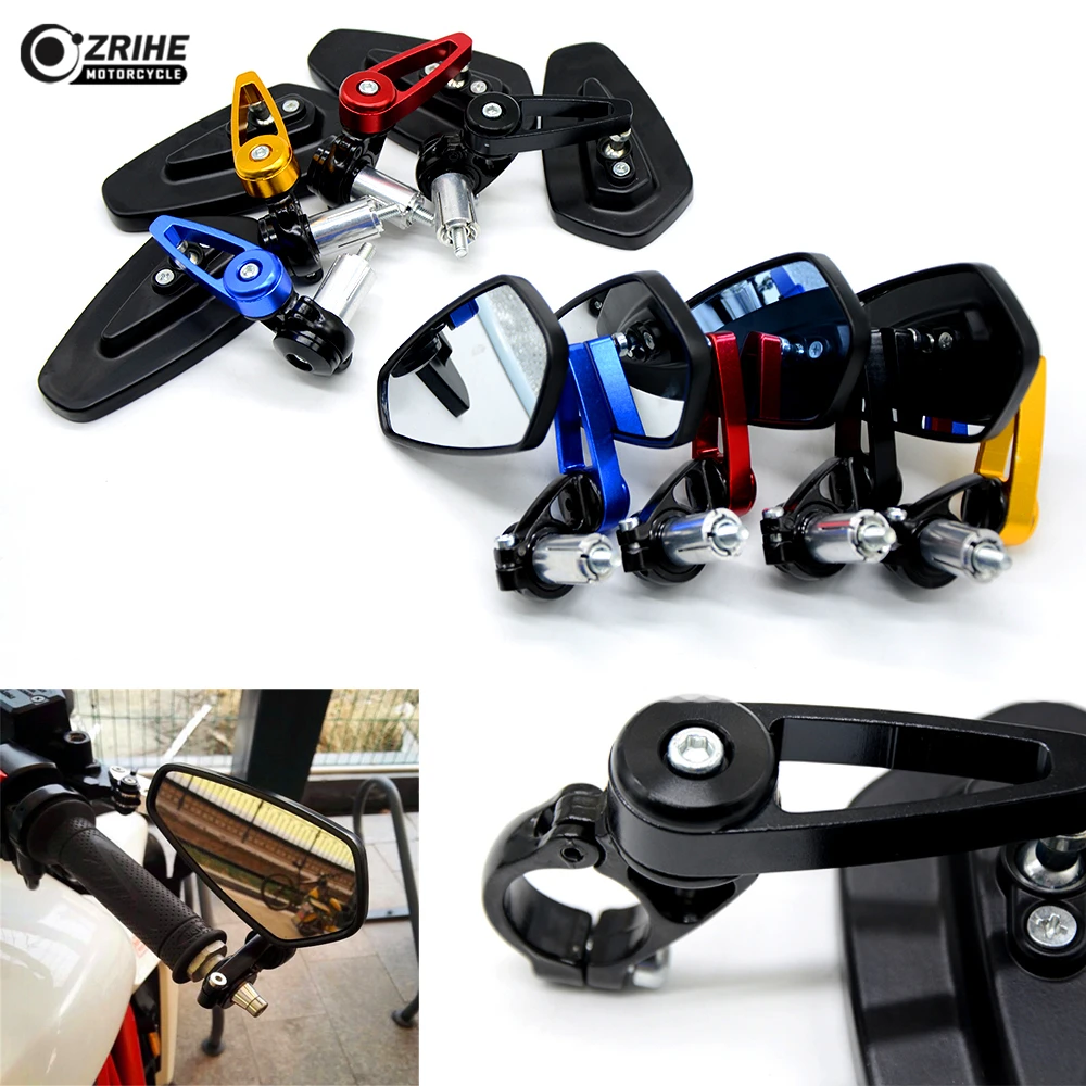 Motorcycle acessories CNC Mirrors Side Rearview Mirror 7/8"" 22mm handle bar for BMW F650GS F700GS F800GS AdventuRe K1200R