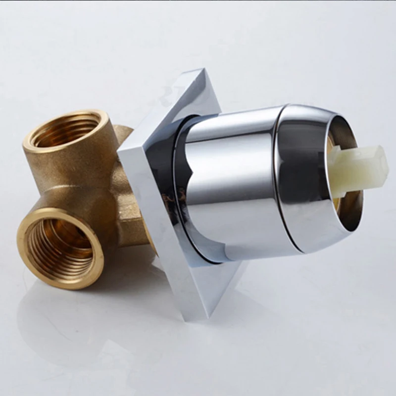 Wholesale and Retail Waterfall Spout Basin Faucet  Chrome Bathroom Washing Basin Tap Wall Mounted Single Handle hot cold faucet