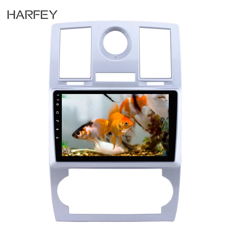 Harfey 9 inch HD Touchscreen Radio for Chrysler Aspen 300C 2004 2005-2008 Android 8.1 Car Stereo Bl