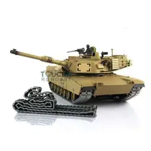 Henglong 1/16 6,0 Модернизированный M1A2 Abrams RTR Радиоуправляемый Танк 3918 металлических гусениц с каучуками TH12941