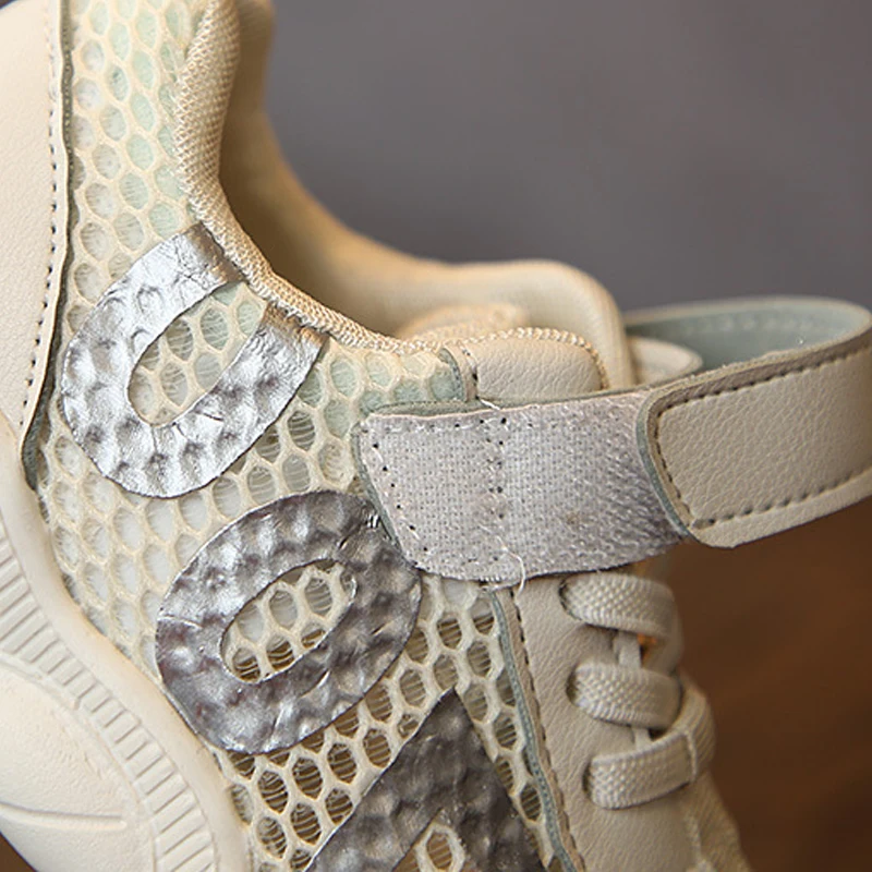 Sneakers Shoes Kids Children School Sport Shoes Breathable Air Mesh Spring Summer Girls Sneakers 2019 Fashion Casual Shoes