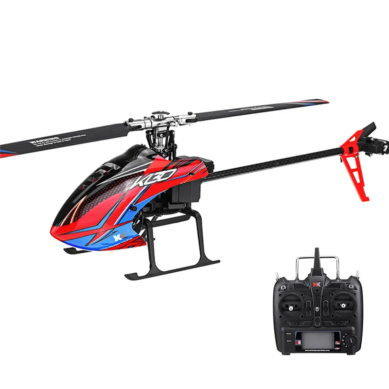 

XK K130 2.4G 6CH Brushless 3D6G System Flybarless RC Helicopter RTF Compatible with FUTABA S-FHSS-RTF