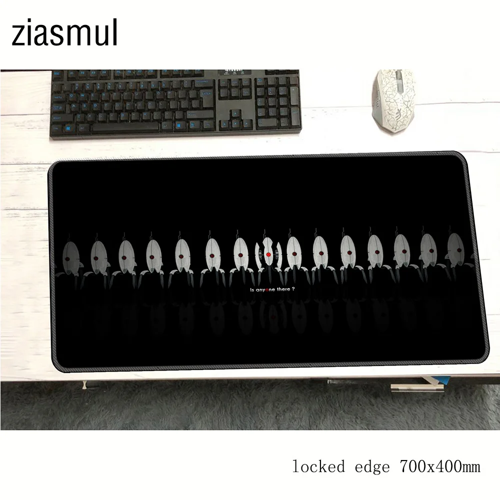 Игровой коврик для мыши portal 2 padmouse 700x400x 3 мм милый большой игровой геймерский