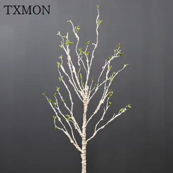 

Retro artificial tree branch fake flower plants 160cm simulation tree vine branch PU feel dry tree branch home garden decoration